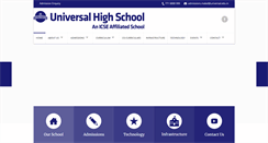 Desktop Screenshot of malad.universalhigh.edu.in